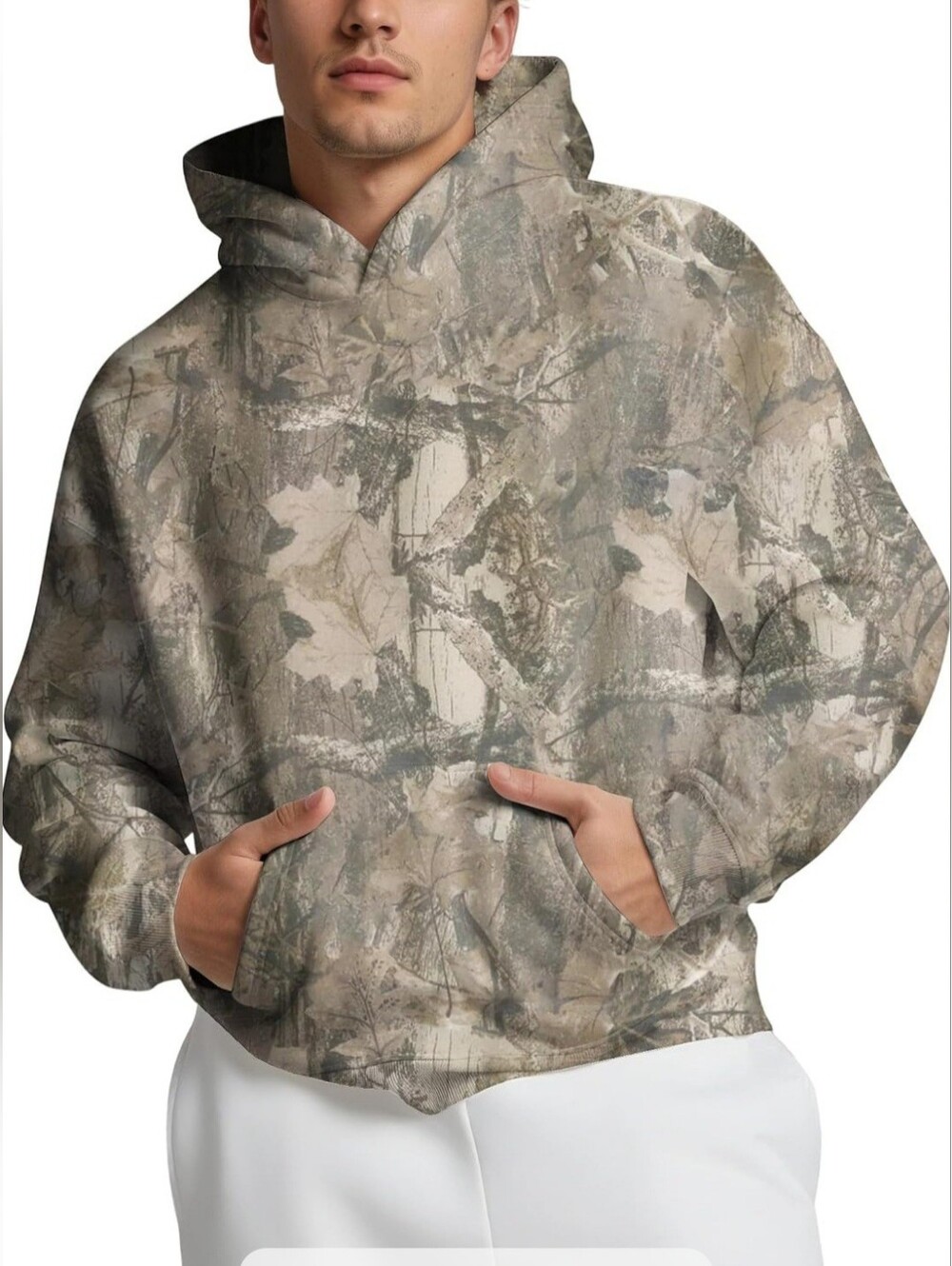 Camo Maple Leaf Hoodie